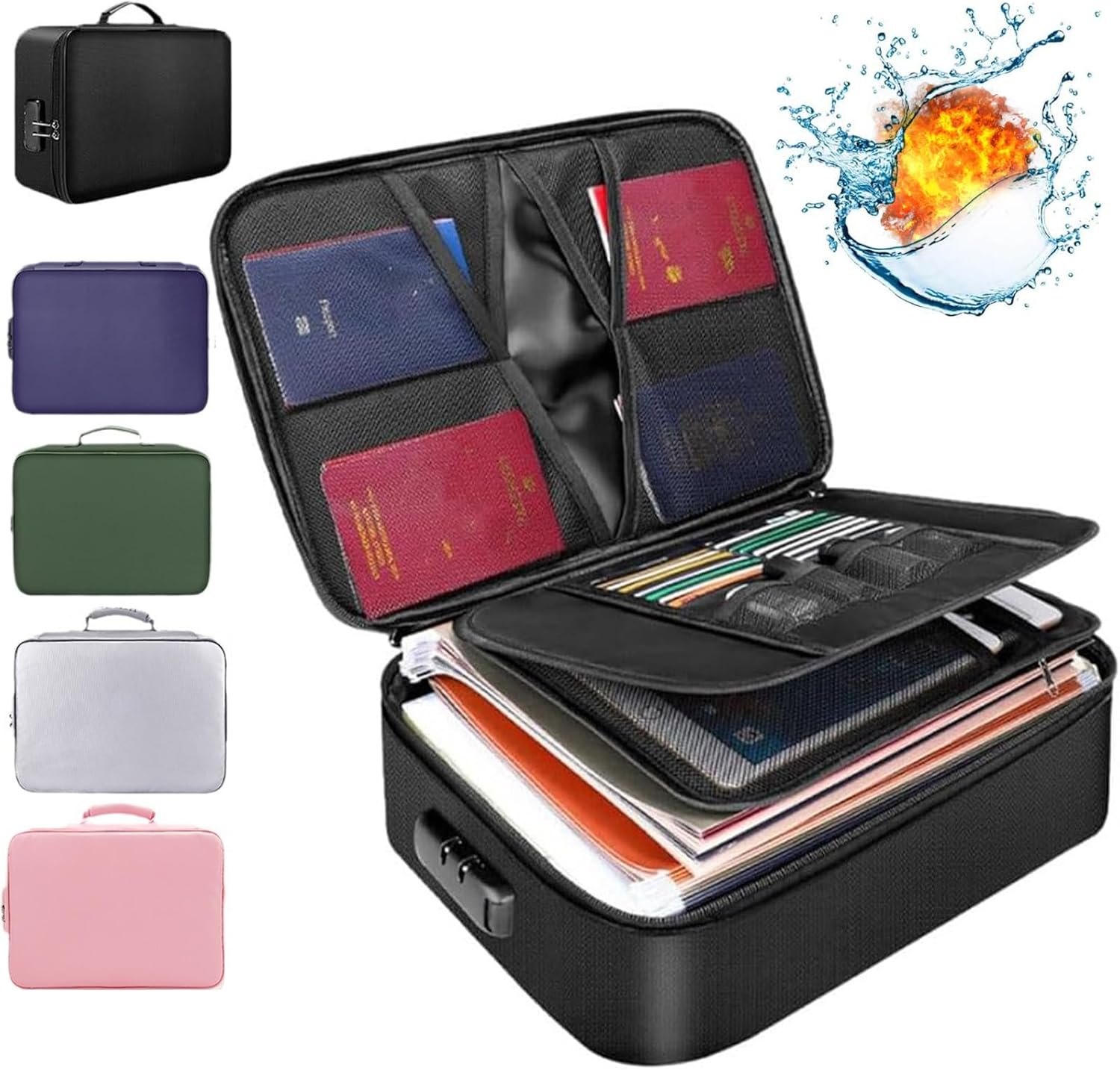 Fire and Waterproof Document Storage, Life Book Document