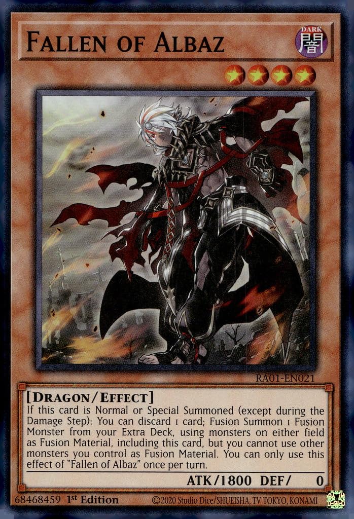 Amazon.com: Fallen of Albaz - RA01-EN021 - Super Rare - 1st