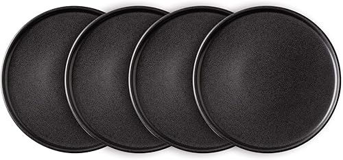 Miniatura 7 de AmorArc Juego de 4 platos de cerámica para ensalada, juego de 4 platos reactivos de esmalte mate de 8.5 pulgadas, postre, ensalada, aperitivo, plato