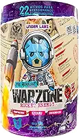 Warzone Rocket Energy – Pré-Treino em Pó | Under Labz, com Cafeína, Taurina e Beta-Alanina | Energia física e foco mental extremos – Sabor Intenso – 450g – 30 Porções (Único, COSMIC FRUIT BATTLE)