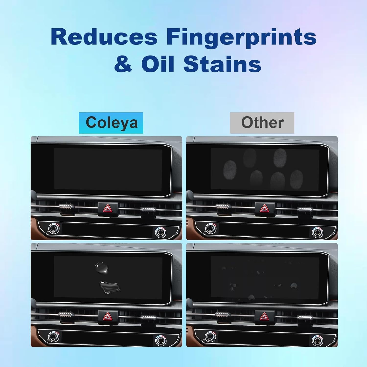 (Double Set) 2026 Sportage Screen Protector for Kia Sportage (LX/EX/X-Line/SX/SX Prestige/X-Pro Prestige) (12.3Inch Dual Displays&A/C), 2026 Sportage Accessories Touch Sensitive/High Clarity