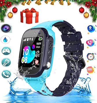 Amazon Co Jp スマートウォッチ 子供腕時計 2g 3g 4g 多機能 Gps Lbs Wifi Simカード 対応電話 娯楽音楽 3 12歳 おもちゃ 男の子 女の子 誕生日 クリスマス プレゼント日本語取扱説明書 Gblue 家電 カメラ