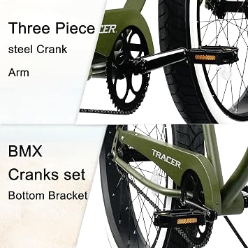 Tracer Avalon 26/29 Inch Beach Cruiser Bike for Adult Men & Women, Single Speed Coaster Brake 3.0 Fat tire Low Step-Through Frame, City Hybrid Bike