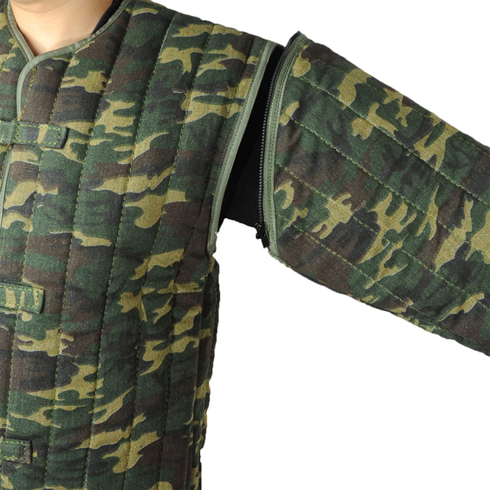 Ropa protectora para perros de adiestramiento, chaqueta de traje de adiestramiento para perros policía de gran tamaño, gruesa, antidesgarros, con mangas profesionales para perros
