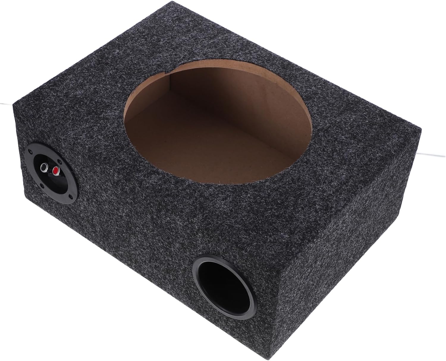 ABOOFAN Subwoofer Enclosure Box Lightweight Automotive Supply for Easy Installation Durable Construction for Under Seat Use Enhances Car Interior Elegance