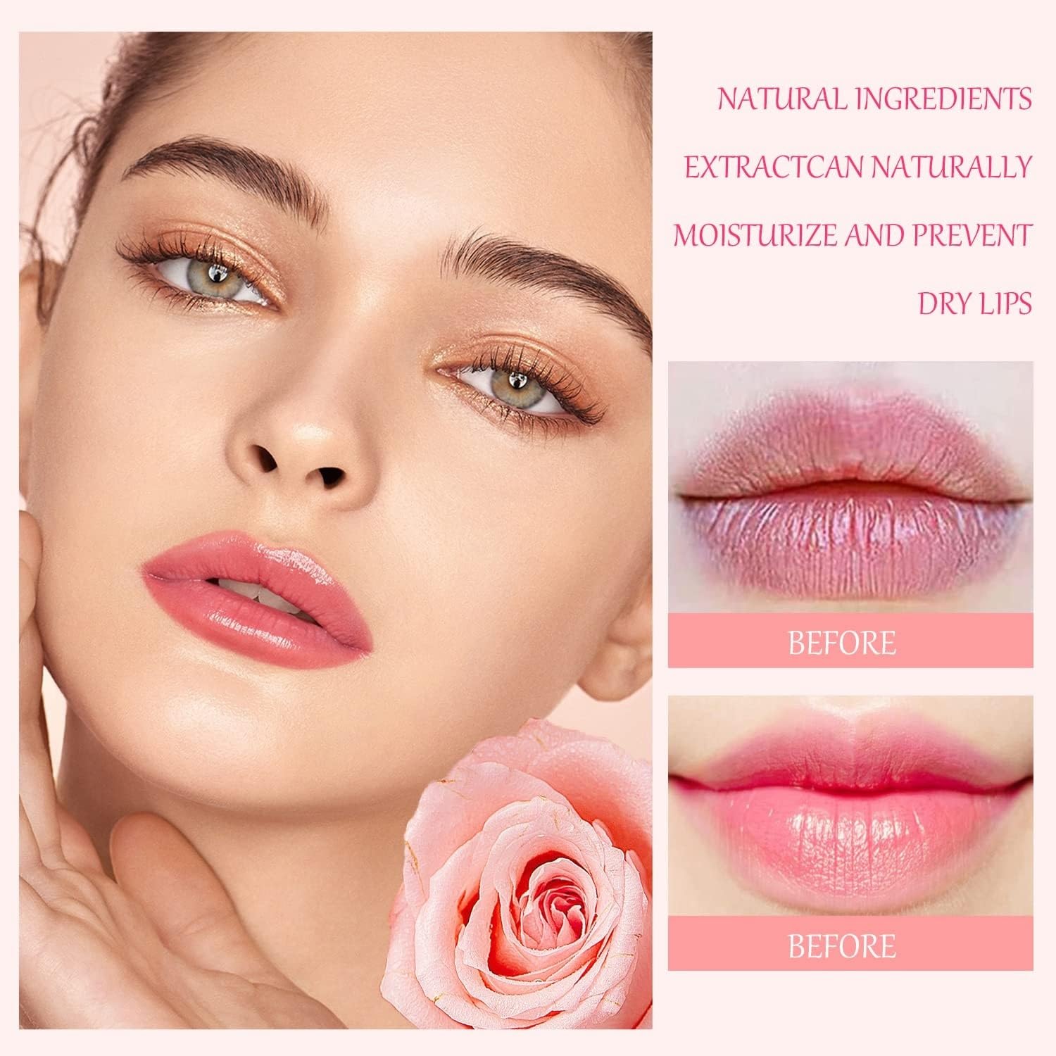 Multicolor Repair Hydrating Lip Balm, Soft Tinted Chapstick 1