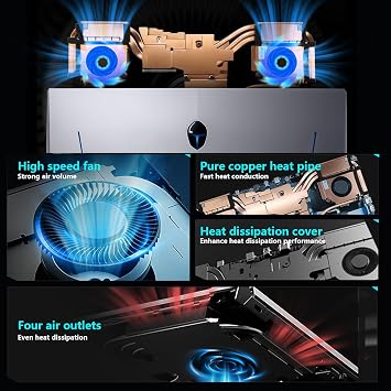 Thunderobot Storm 17 Gaming Laptop, 17.3 FHD 144Hz Display, Core i7-13620H, GeForce RTX 4050, 16GB DDR5 RAM, 512GB SSD, RGB Backlit Keyboard, HDMI, Wi-Fi, Win 11 Home