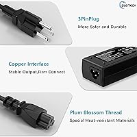 Vista 3 de SLE-TECH Cargador de portátil de 45 W para Dell Inspiron 11 13 14 15 17 3000 5000 7000 Series, adaptador de corriente de 19.5 V 2.31 A para Latitude