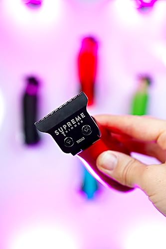 Miniatura 7 de Supreme Trimmer Recortadora para hombres ST5205 Cortadora de pelo profesional de peluquería inalámbrica Clipper Liner Barba Trimmer (rosa)