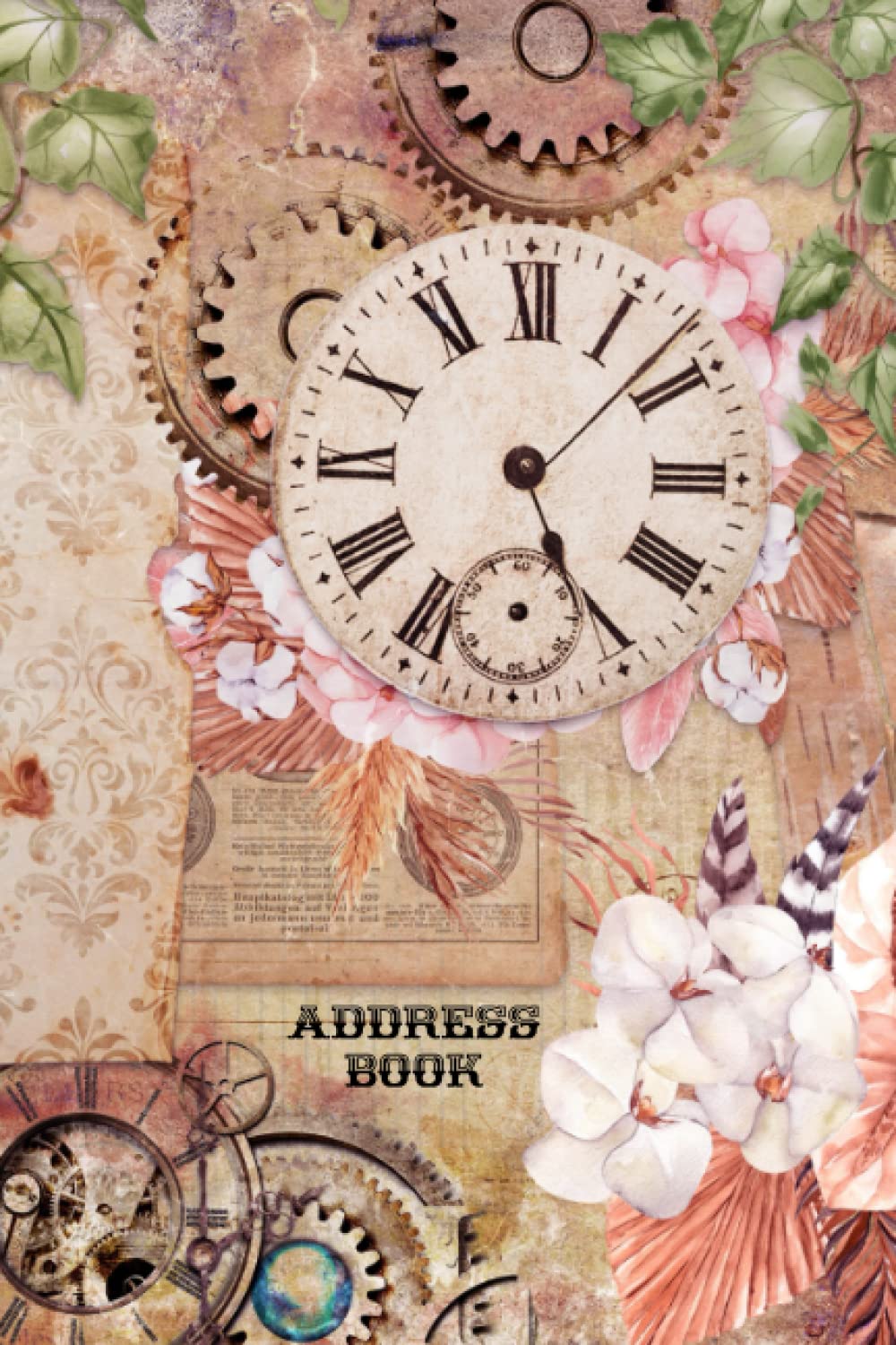 Steampunk Address Book Birthday Card Address Book Gift for Steampunk