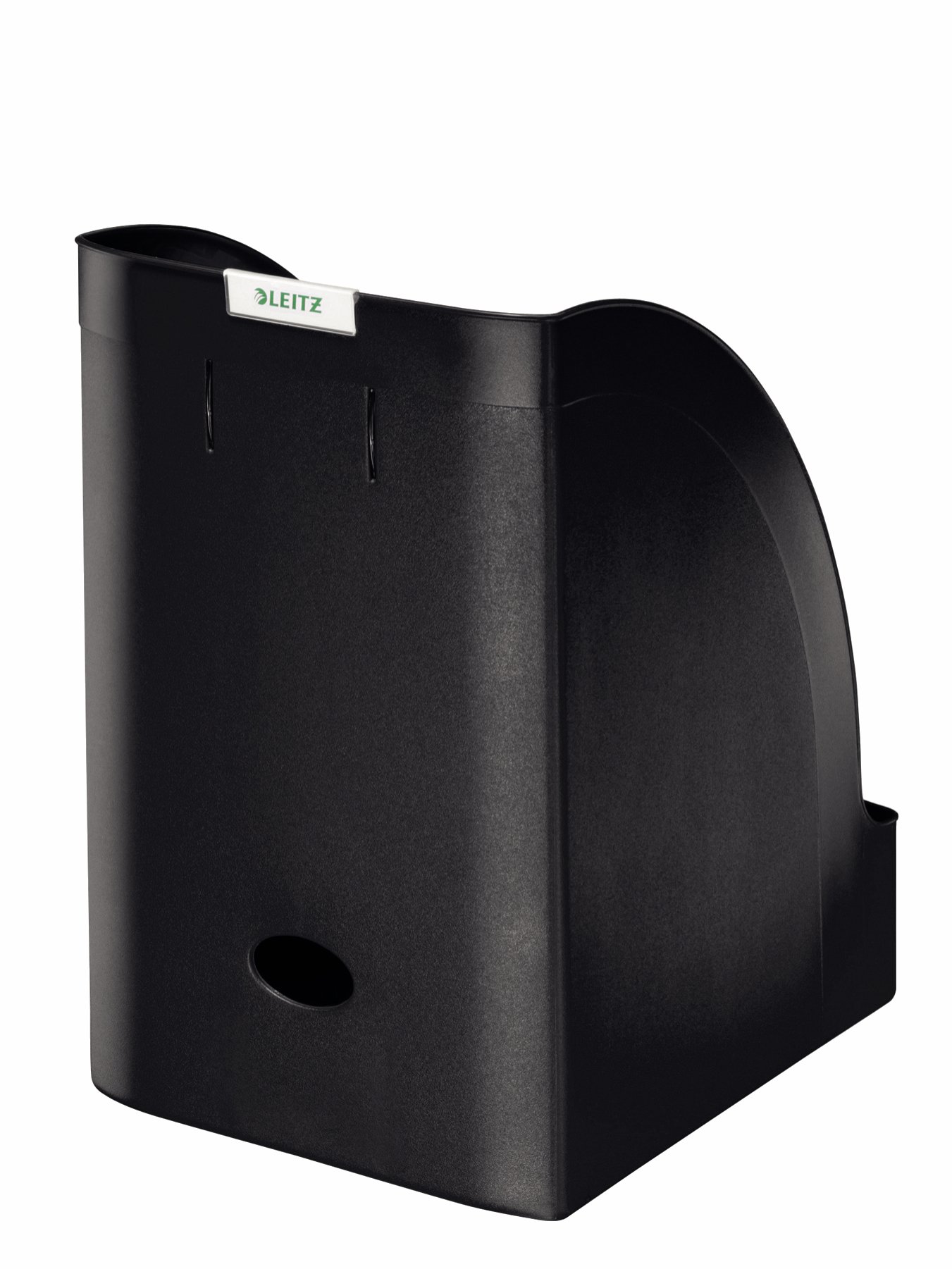 Leitz, Dziurkacz Duży Metalowy Leitz WOW NeXXt, Dziurkuje do 30 Kartek (80 gsm), Ogranicznik Formatu, Niewymienne Ostrza, Pojemnik na Zawiasach, Kolor Niebieski (B004I2C4SC)