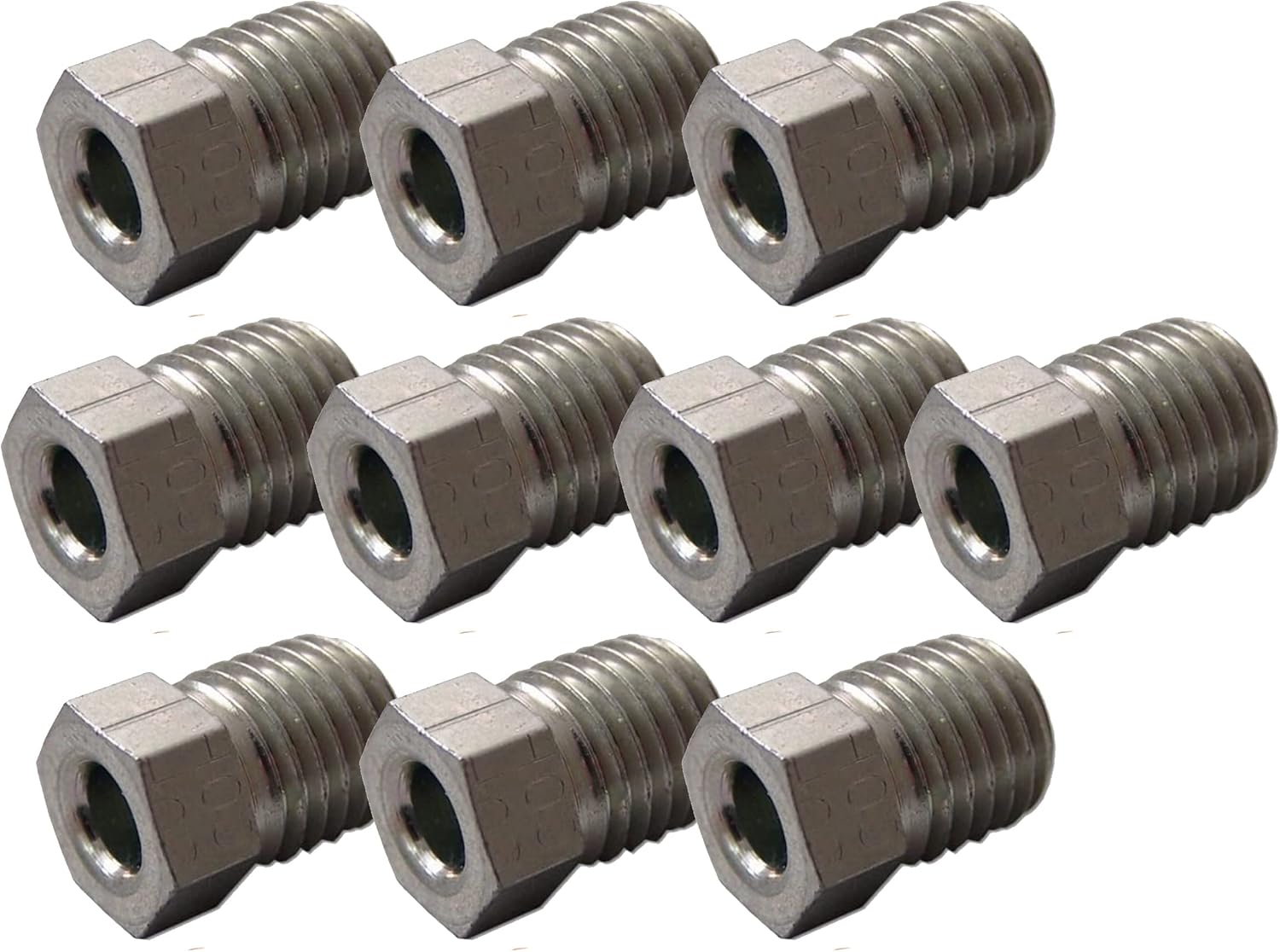 Produktbild von 20x VERSCHRAUBUNG 10x VERBINDER FÜR BREMSLEITUNG BREMSROHR 4,75 MM MERCEDES