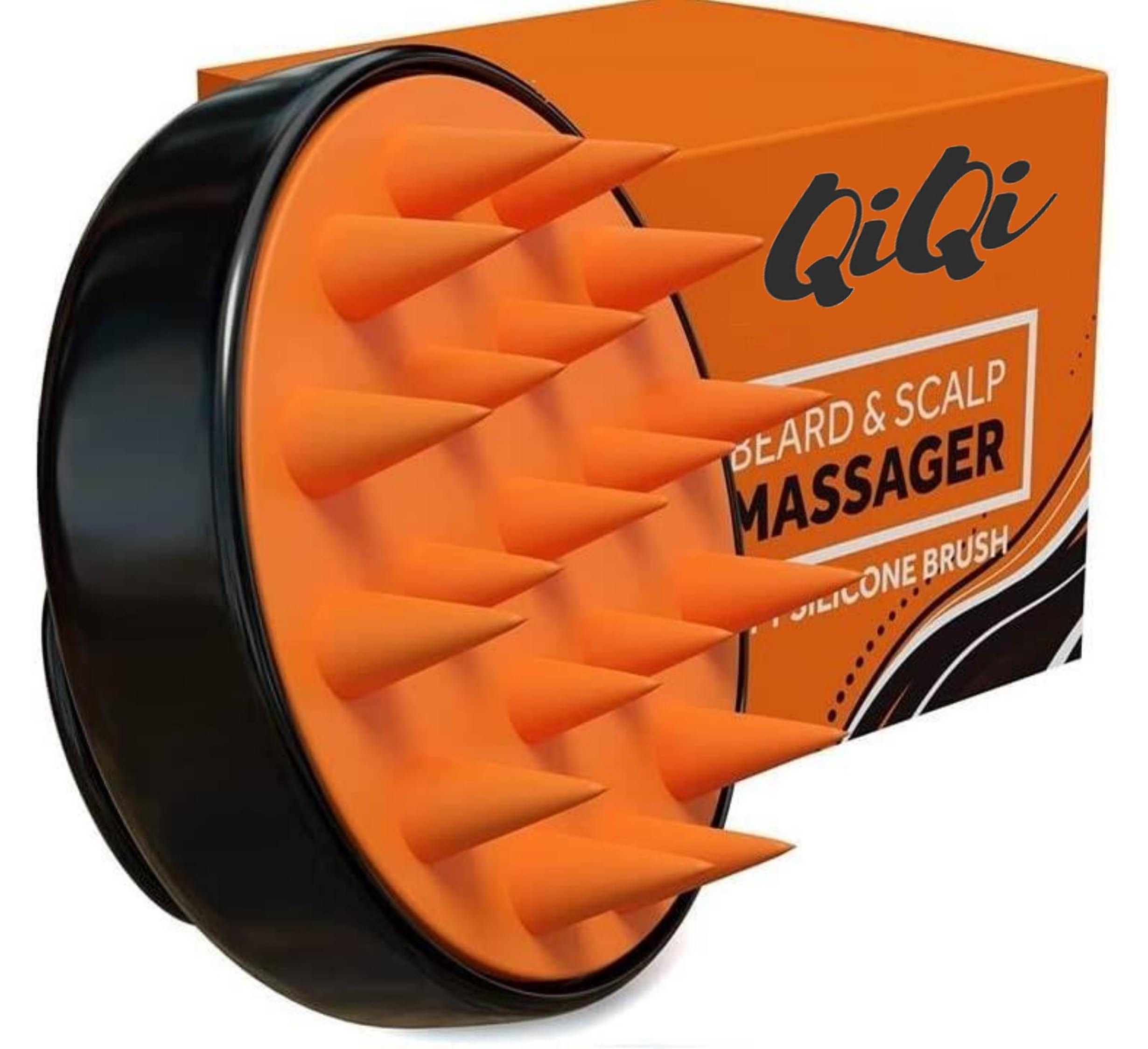 Scalp Massager Brush for Hair & Shampoo | Relaxing Head Massager with Soft Silicone Bristles | Deep Cleansing & Anti-Dandruff Tool for Men & Women(BO35)