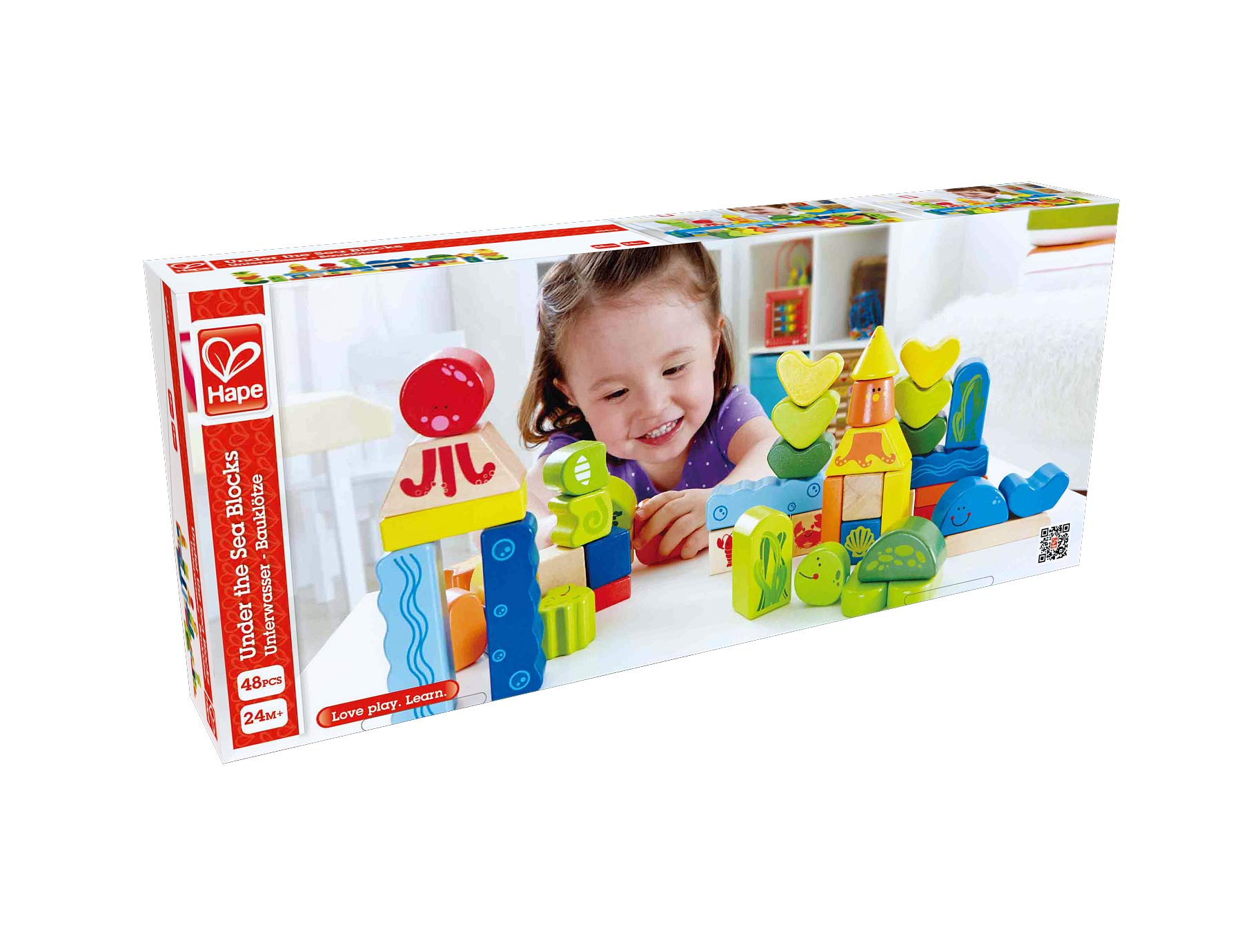 Hape(ハペ) 海のつみきランド E0432 Amazon | Hape(ハペ) 海のつみきランド E0432 | 積み木 | おもちゃ