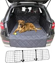 Dog Guard for Car Boot Bundle with Quilted Boot Liner Protector | Heavy Duty Universal Fit Cover for Cars, Estates & SUV's