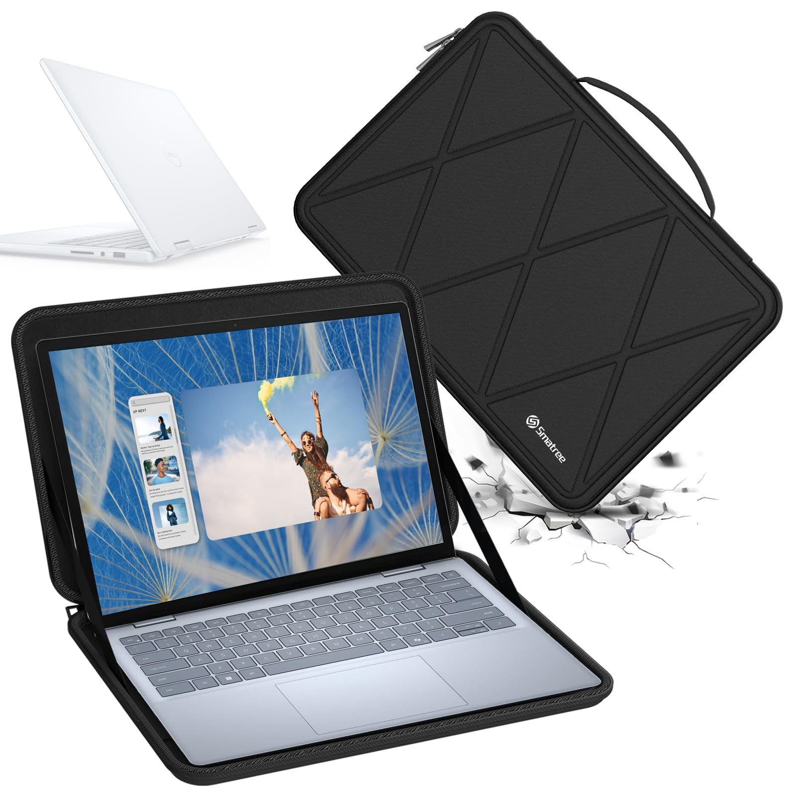 Smatree Hard EVA Protective Sleeve Compatible for 14 inch DELL 14 Plus