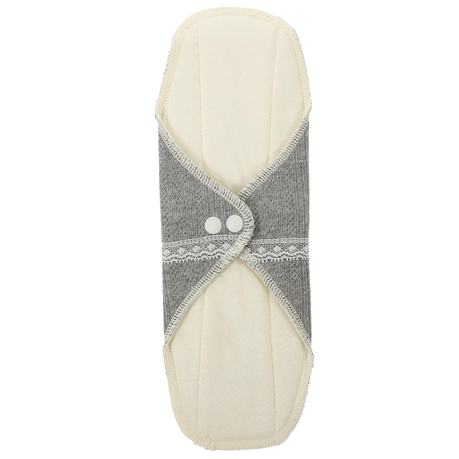 VICASKY Cotton Washable Sanitary Pad 24cm Reusable Menstrual Pad with Printed Design Leak-Resistant Feminine Care for Period Use