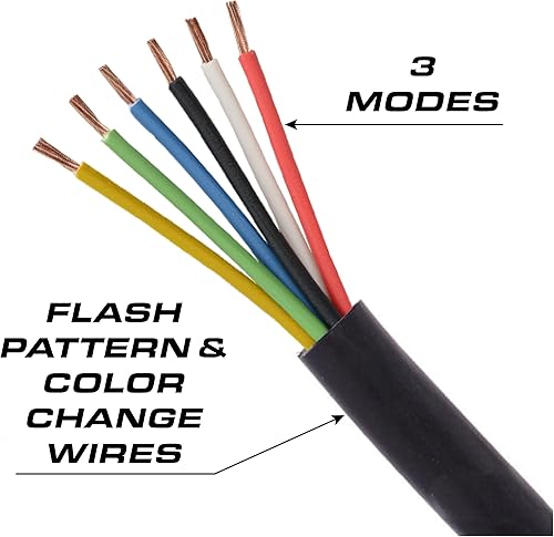 Miniatura 4 de Feniex Q-2222 - Cañón cuádruple LED de 120 para ocultar ámbar rojo azul blanco