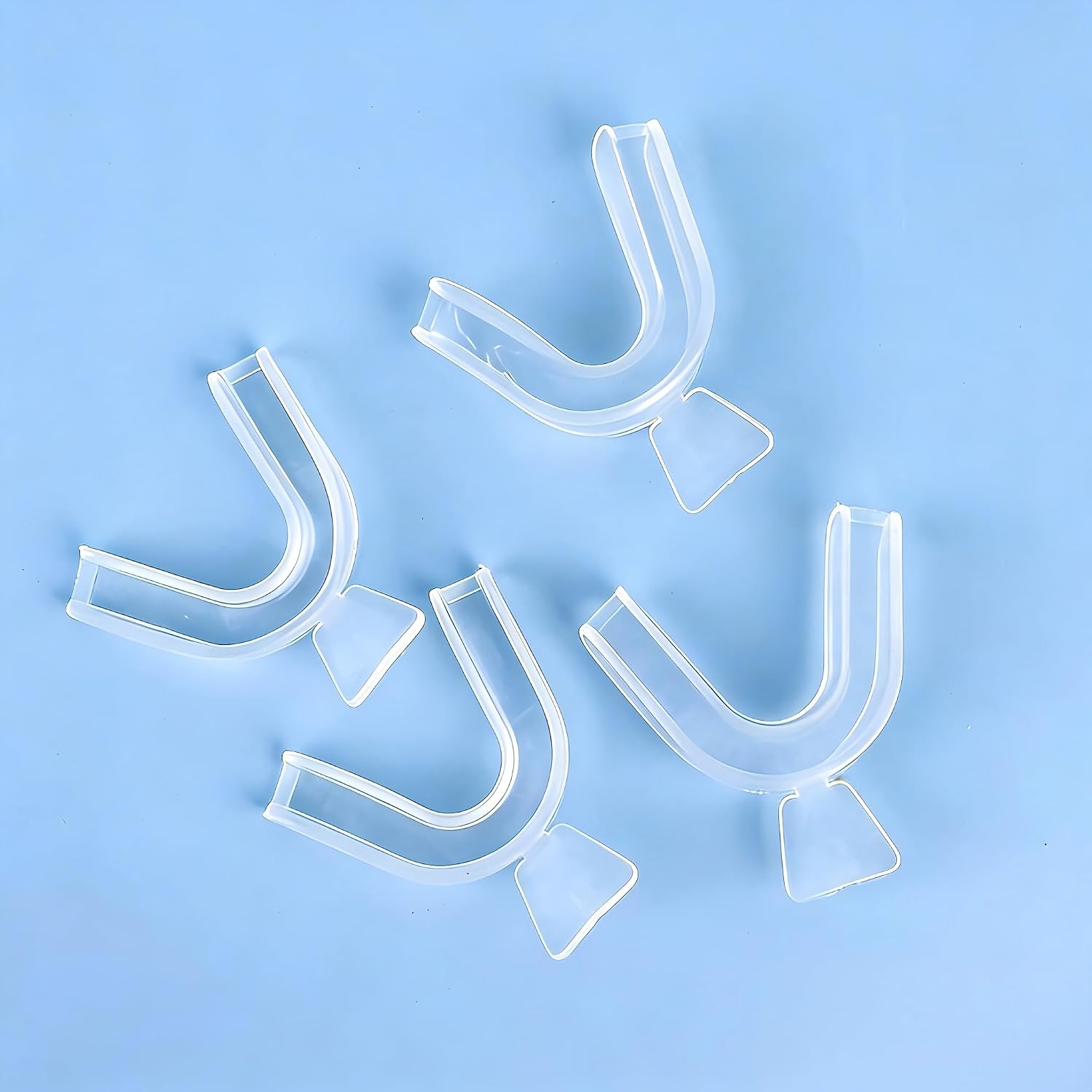10-Piece Disposable Sports Mouth Guard - EVA Reusable Teeth Protector for Boxing, MMA, Rugby & Sports Training-Rugby mouthguard (4-Pack)