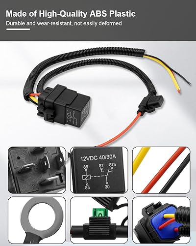 Miniatura 3 de Kit de cableado de relé de bomba de combustible para Dodge Jeep Chrysler Ram Durango Grand Caravan Town & Country Grand Cherokee 1500 2011-2013, kit