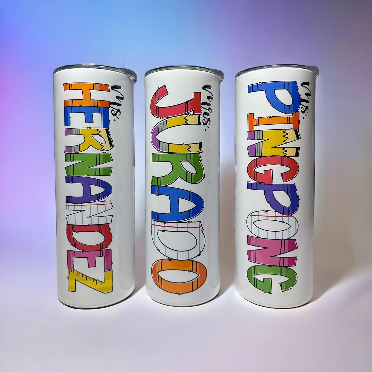 Personalized Teacher Tumbler-Preschool Teacher-Teacher Appreciation-Virtual Teacher Gift-Teacher Valentine Gift-Student Teacher Gift