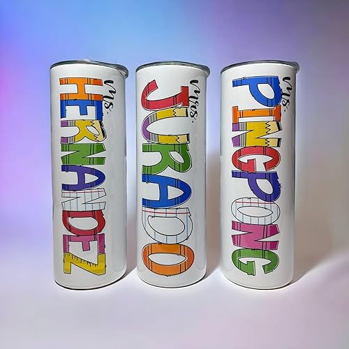 Miniatura 7 de Personalized Teacher Tumbler-Preschool Teacher-Teacher Appreciation-Virtual Teacher Gift-Teacher Valentine Gift-Student Teacher Gift