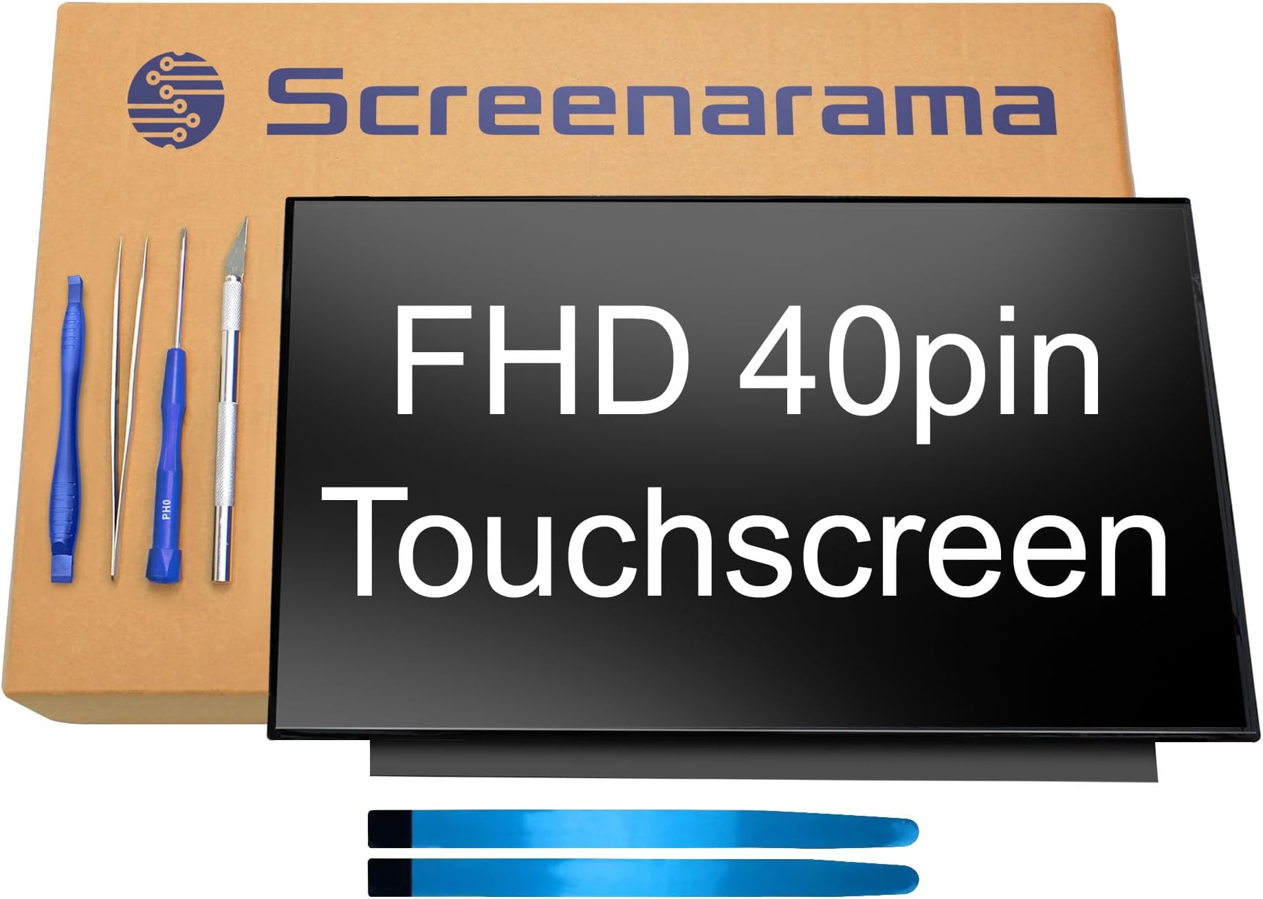 SCREENARAMA Screen Replacement for Lenovo ThinkPad T14 Gen 2 20W0 20W1 20XK | 40pin FHD Matte IPS 1920x1080 LCD LED Display with Tools