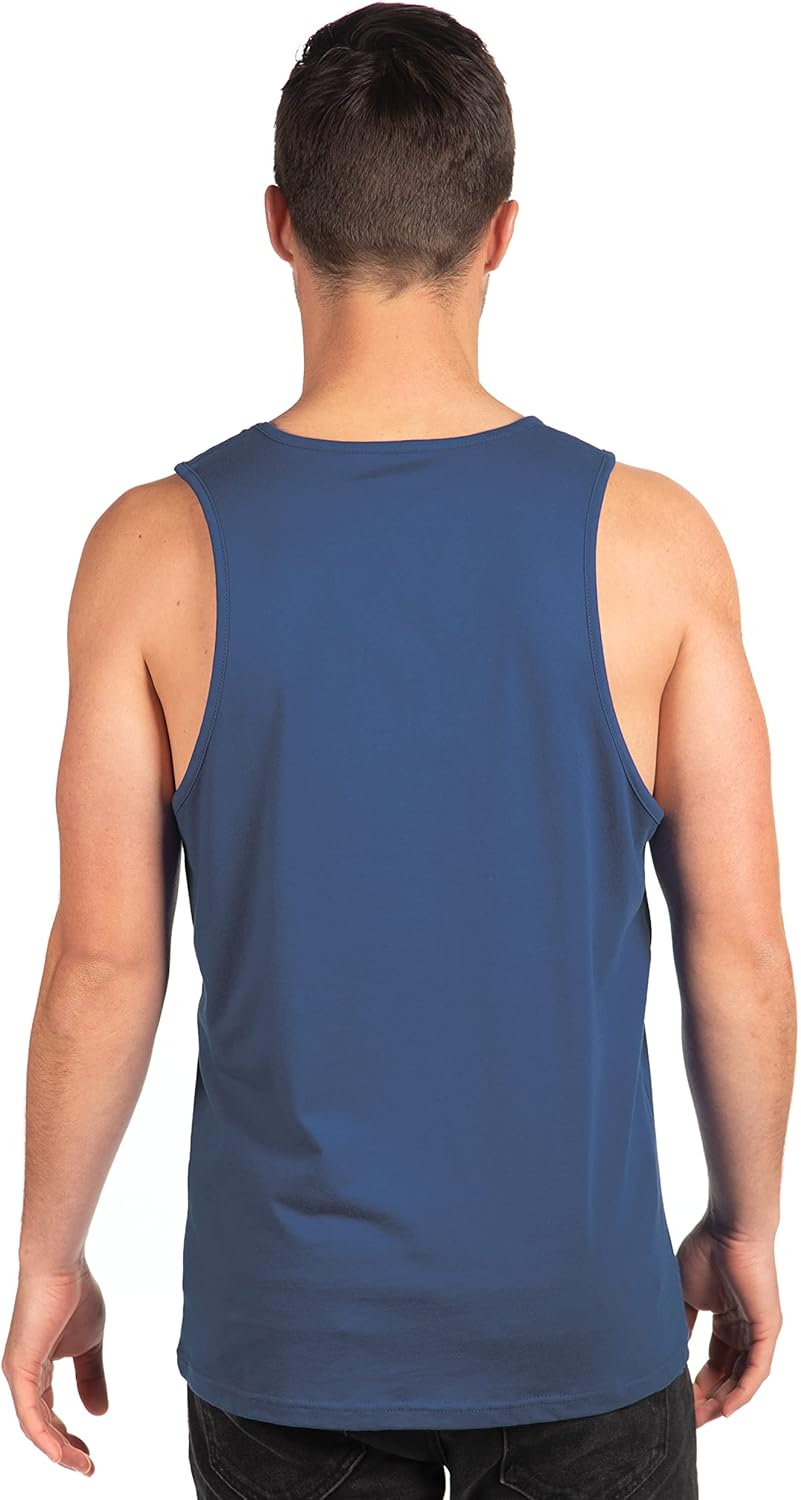 Next Level Men's Cotton Tank S ROYAL - Image 2