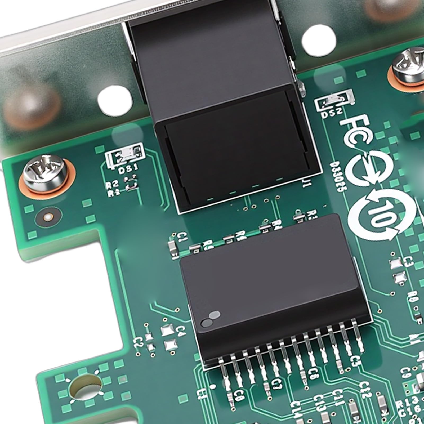 XUMIUZIY Carte Réseau Gigabit Ethernet, Interface PCIe 2.0 X1 RJ45 avec Contrôleur 210AT, Prise en Charge SUSE Freebsd, pour Serveurs, Ordinateurs de Bureau, Dispositifs de Contrôle