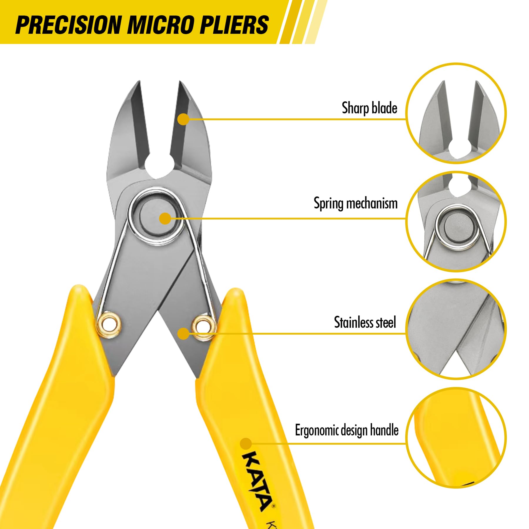 KATA 6" Stainless Steel Wire Cutters - Buy Now -3 KATA 6" Stainless Steel Wire Cutters - Buy Now -3