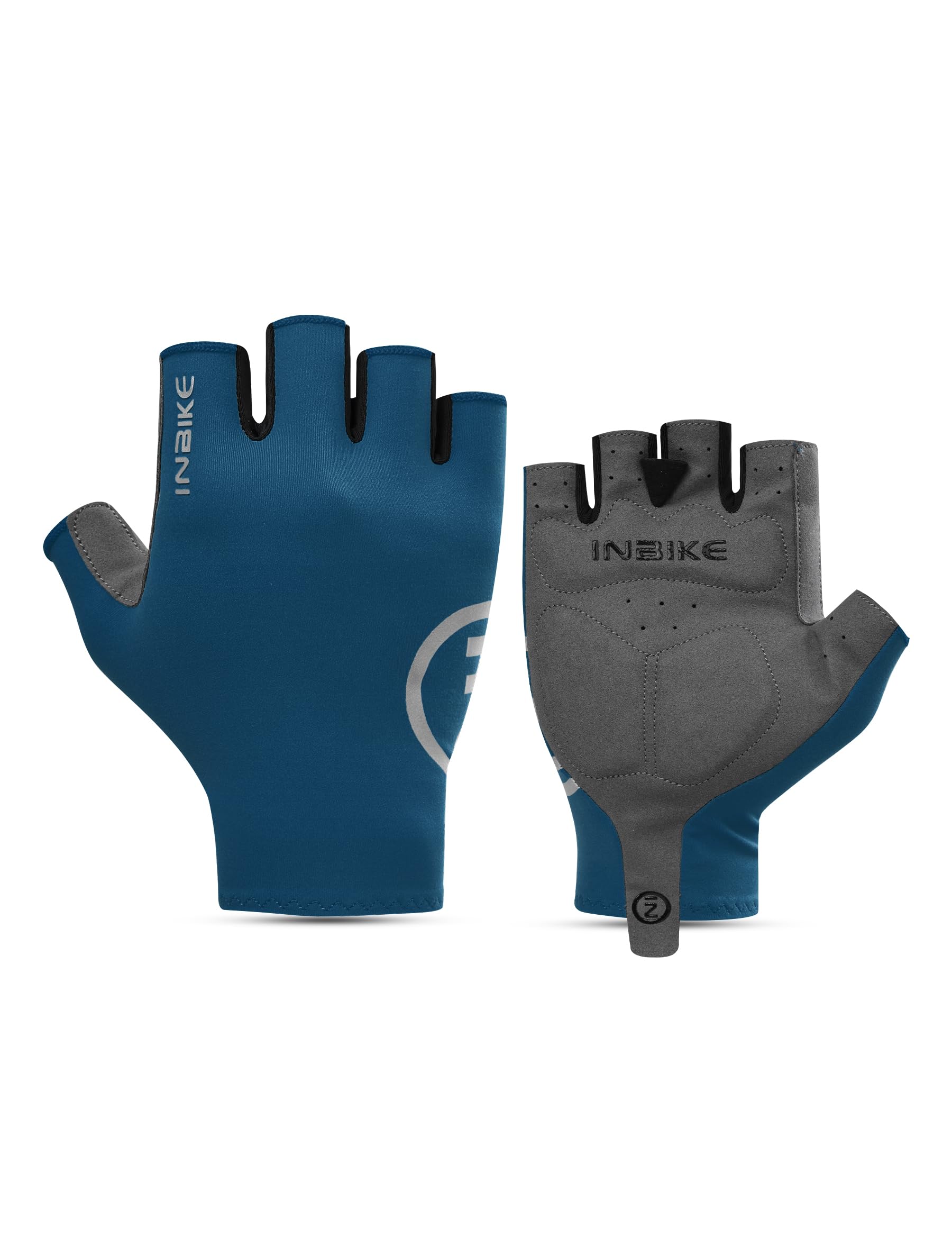 INBIKE Cycling Gloves for Men Women, Breathable Bike Gloves Lightweight Half Finger Biking Glove Mountain Road Bicycle