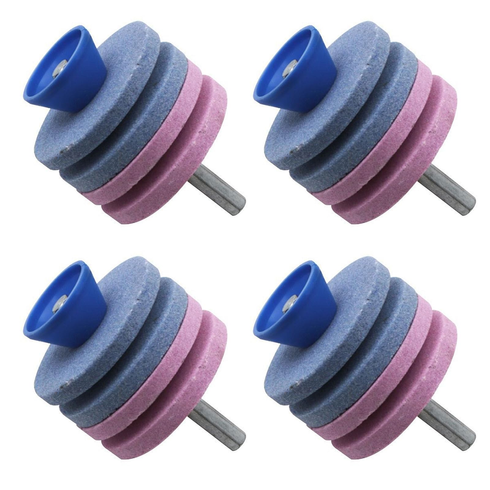 Msioytog Fourth Floor 4Pcs Sharpener Fastest Rotary Drill Cutter For Lawnmower Gardening Tool Easy Maintenance Accessories Comfortable Trimmer Sharpener