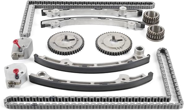 TS20981 Timing Chain Kit fit 2002-2006 for Infiniti Q45 4.5L, 2003-2008 for Infiniti FX45 4.5L, 2006-2010 for Infiniti M45 4.5L 32 Valve Eng Code"VK45DE"