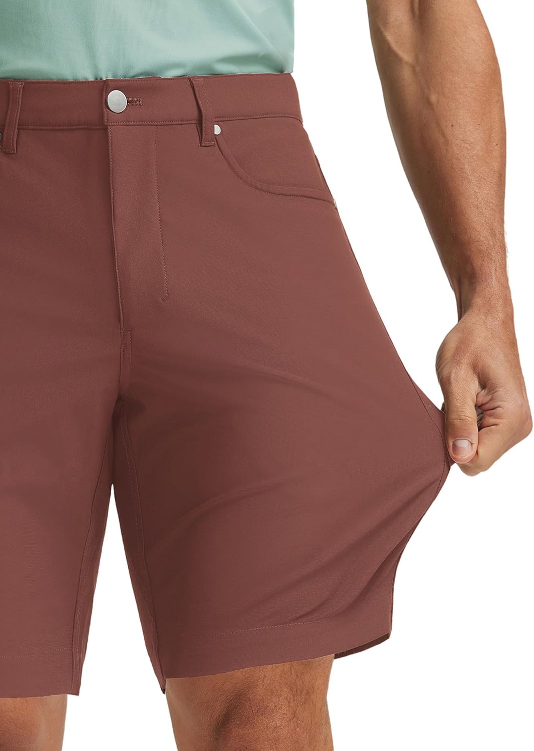 M MAELREG Golf Shorts Men 7" 9" Inseam Lightweight Quick Dry Stretch Flat Front Casual Moisture Wicking Mens Dress Shorts - Image 3