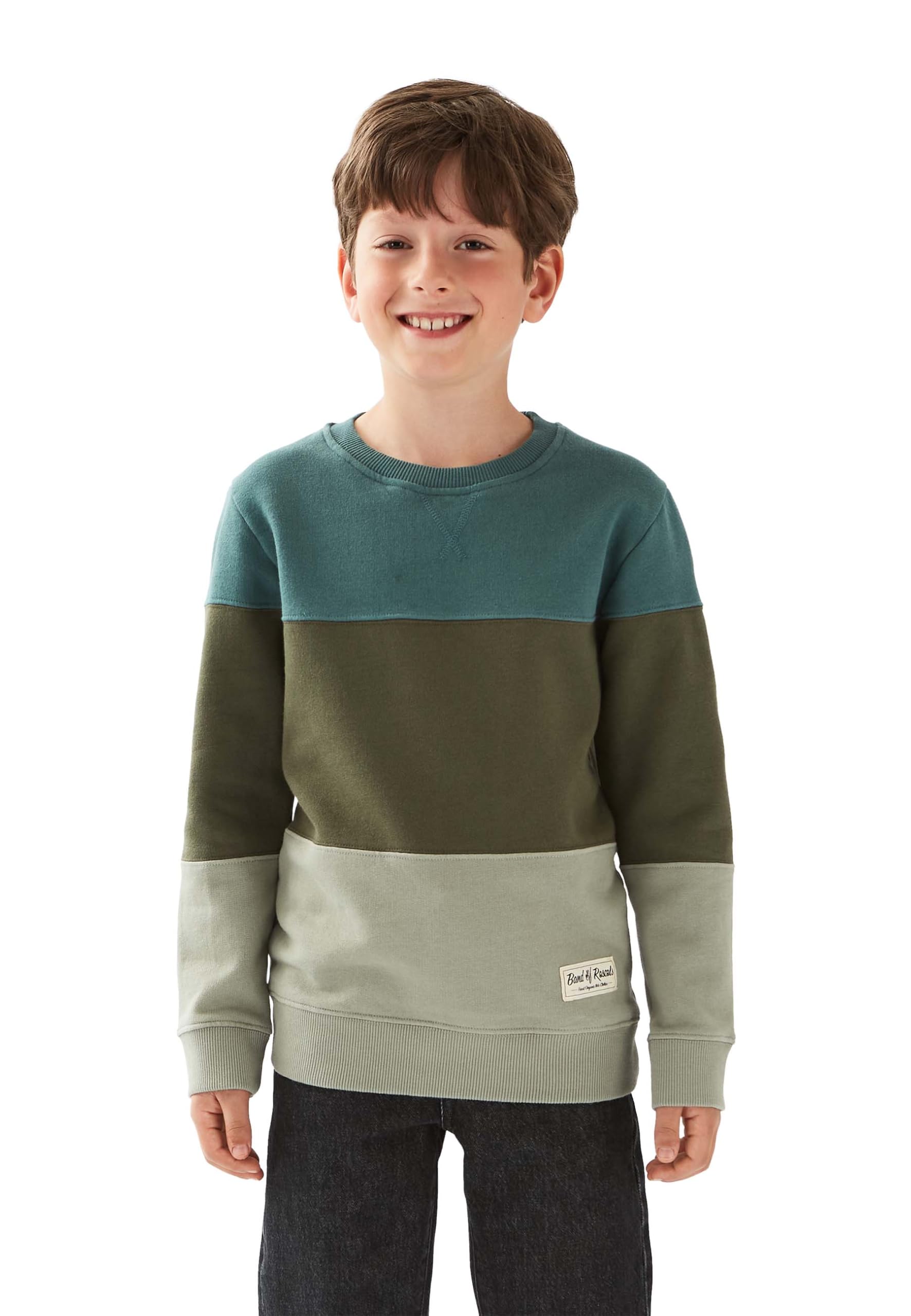 Band of Rascals Kinder Sweatshirt 3c Block aus Bio-Baumwolle