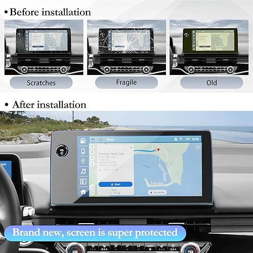 Miniatura 61 de SKTU Protector de pantalla para Honda Pilot 2018 2016-2018 Honda Pilot Passport 2016-2020 Honda Ridgeline Navigation Display Honda Pilot 2018