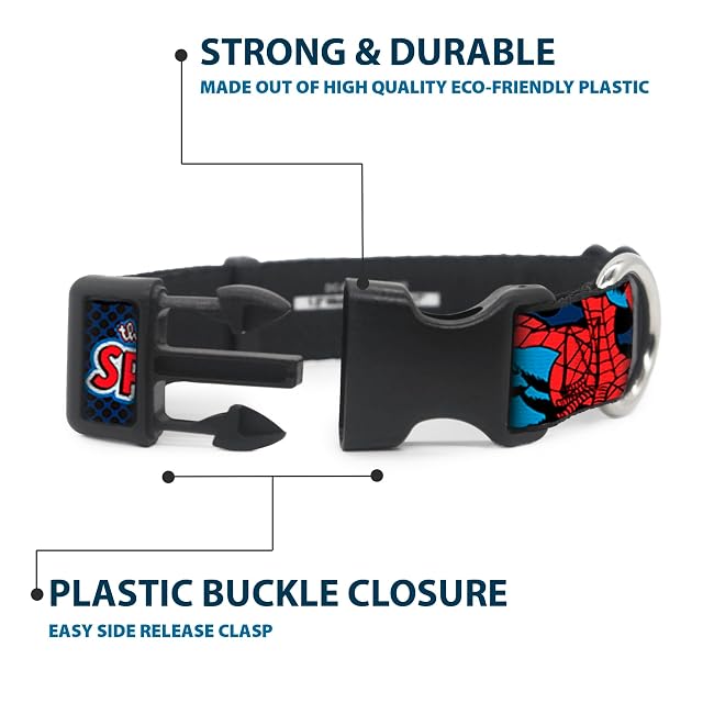 Foto 4 de 8 de Buckle Down Amazing Spider-Man - Collar con Clip de plástico
