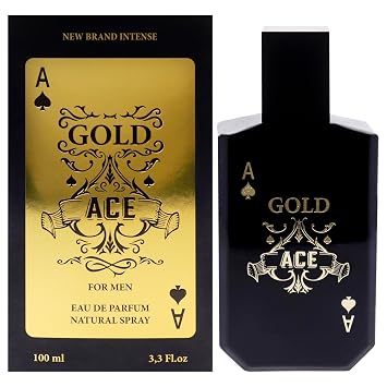 Intense Gold Ace by New Brand for Men - 3.3 oz EDP Spray