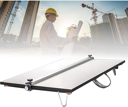 A2 Drawing Board, Magnetic Adjustable Aluminum Parallel Straightedge,Carry Handle Architecture Tool for Students and Professionals Drawing Board