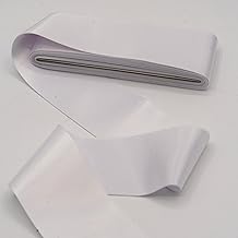 White Satin Blanket Binding - 2 Inch x 4.75 Yard Packages- Pure White Pre-Folded 100% Polyester for Baby Blankets, Multiple Projects, Hospital Donations & Crafts | 4 Pack
