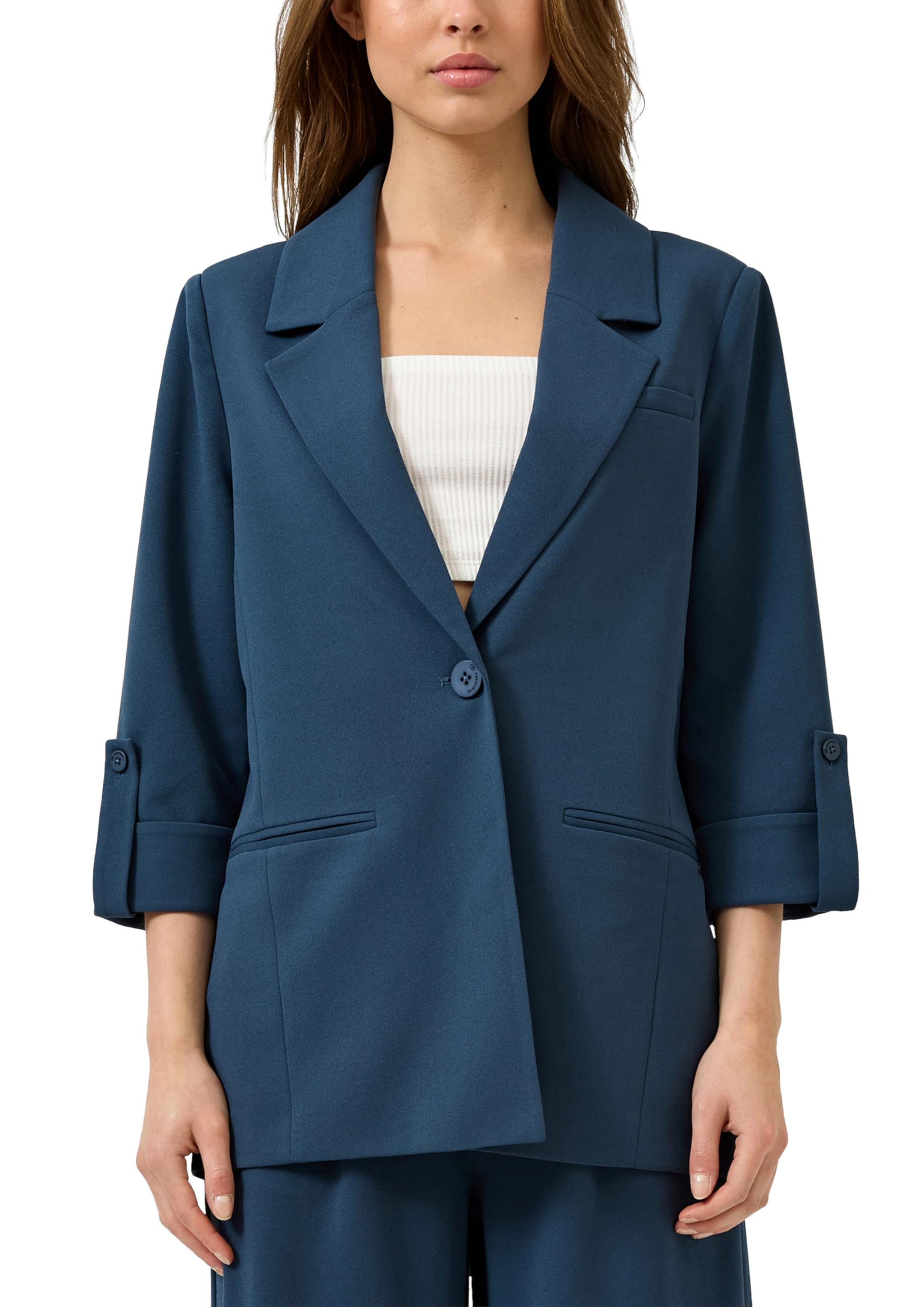QS Blazer mit Turn-ups