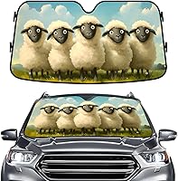 Vista 41 de GENANY Parasol Divertido para Parabrisas de Pareja de Perros Golden Retriever Lindos para Coche SUV Camión (55x30 Pulgadas), Parasol