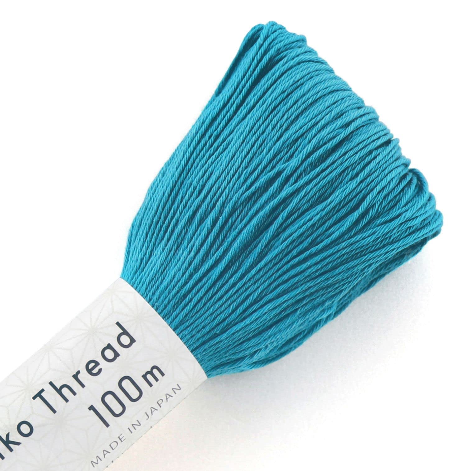 Olympus Sashiko Thread 100m Skein col.112 -Turquoise Blue- Japanese Embroidery & Quilting