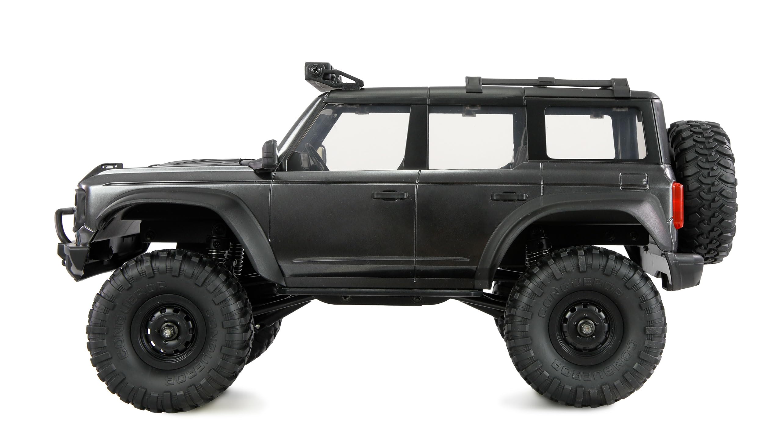 Amewi AMXRock Mini Caballo Scale Crawler 4WD 1:16 RTR grigio con telecomando, batteria, cavo di ricarica