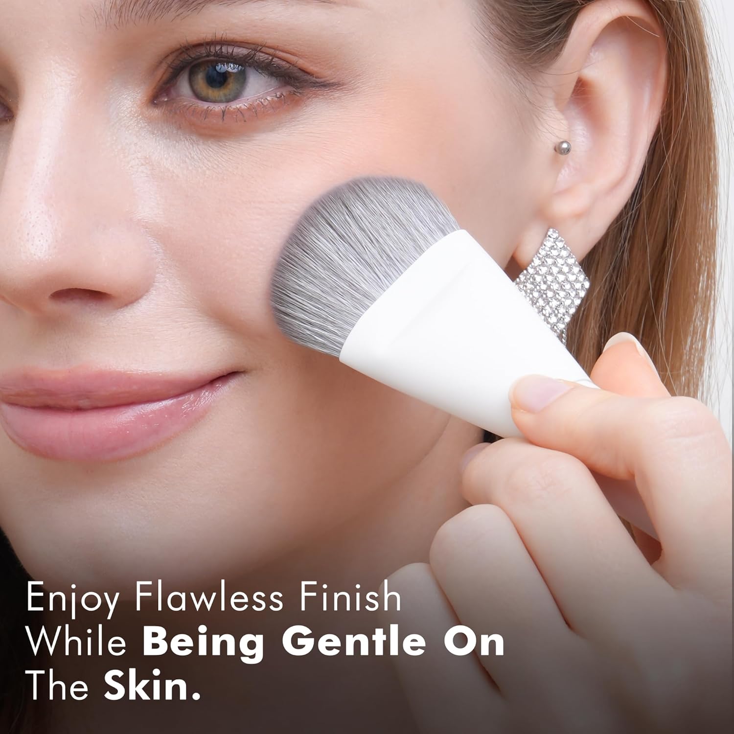 30 Pcs Pro Grade Makeup Brushes Set with Dense Ultra Soft Bristle,Elegant Design Luxury Make up Brushes for Foundation,Face Blending Powder, Contour, Bronzer,Highlight, Concealer, Eyeshadow - Image 9