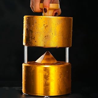 Diamond Ice Maker, 7.5 * 6cm Ice Mold, Ice Ball Press, No Plugging In, Thermally Conductive, For Beer Cocktails Wine Bar, Whiskey, Bourbon, Scotch