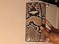 Amazon.com: Pelgio Genuine Python Snake Skin Leather Women's Trifold ...