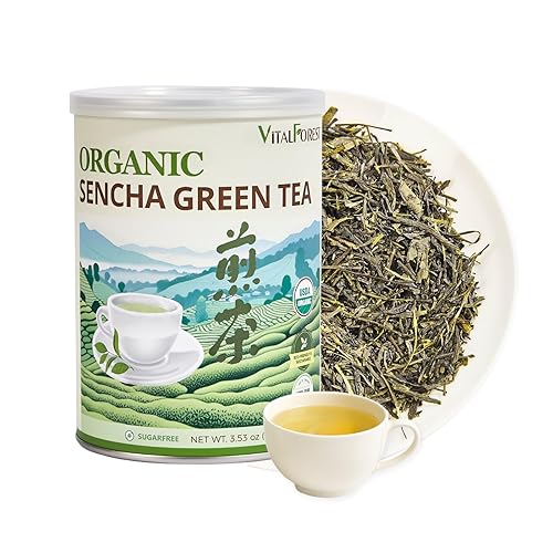 VitalForest Bolsas de té de hierbas orgánicas (Sencha)