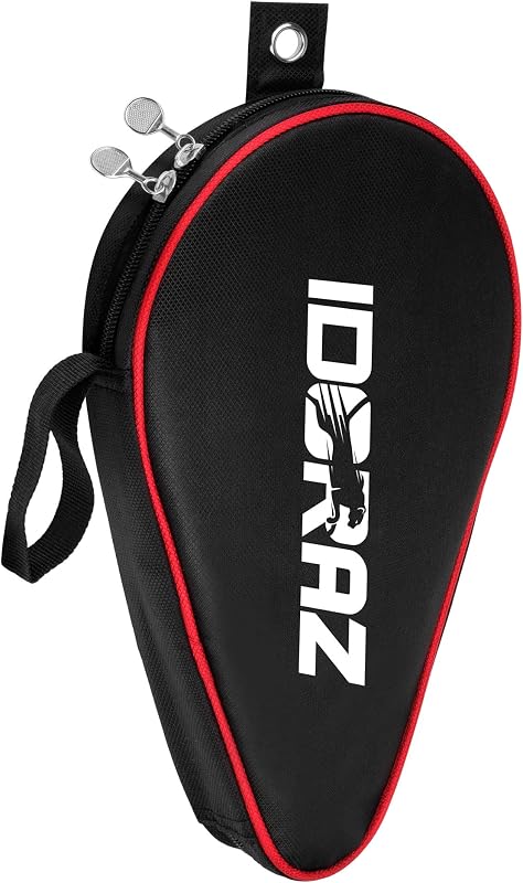 Double Ping Pong Paddle Case - Best Table Tennis Paddle Cover for Your Rackets - Waterproof Material Bag