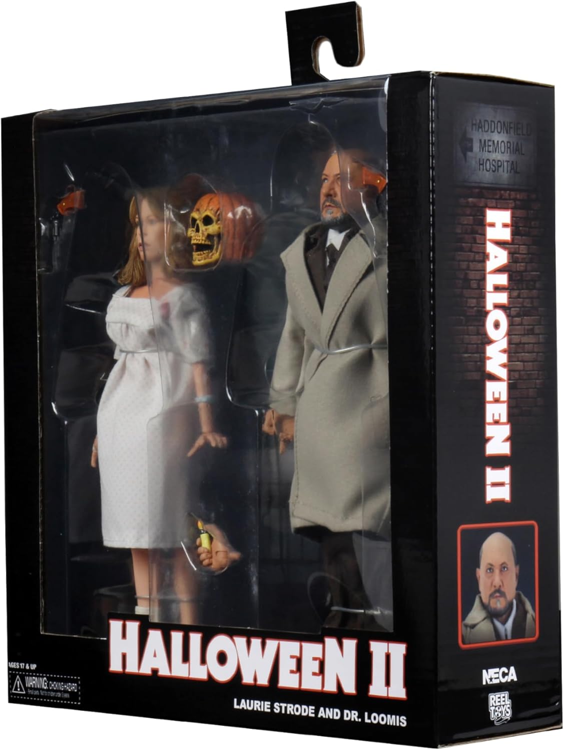 NECA Halloween 2 - Dr. Loomis and Laurie Strode (1981) 8? Clothed Action Figure 2 Pack